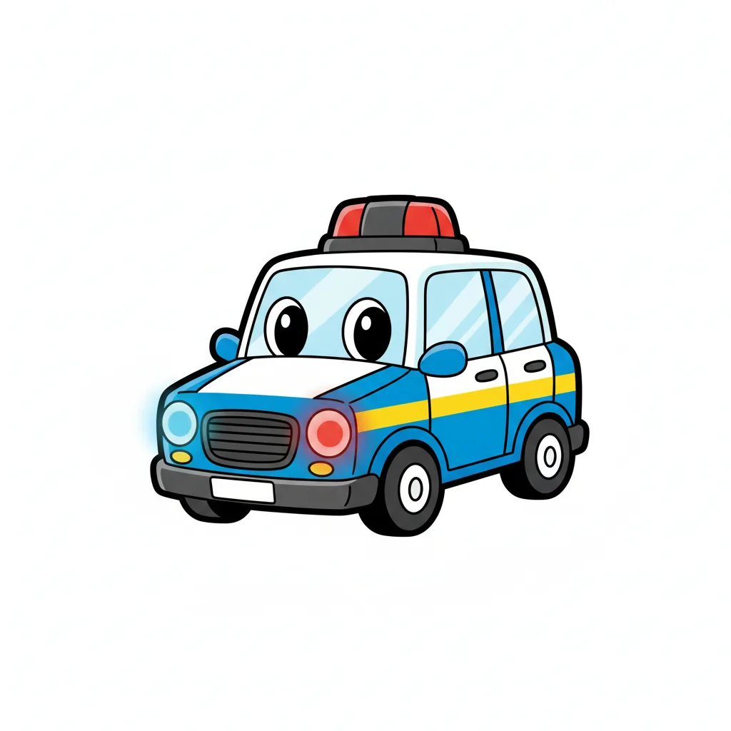 police car